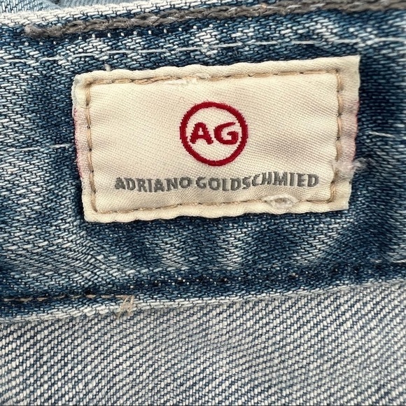 Ag Adriano Goldschmied The Nikki Relaxed Distressed Skinny Jeans Size 26 Womens - Picture 2 of 9